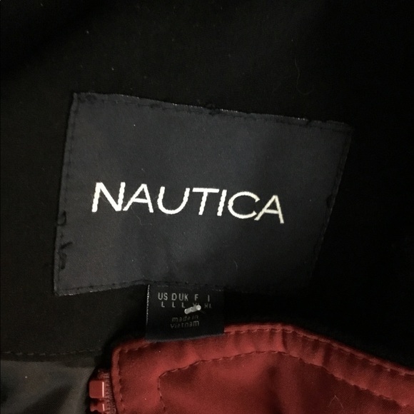 Nautica Large cranberry red hooded winter jacket - Picture 4 of 16